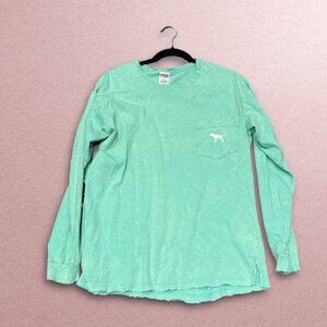 Pink Victoria Secret long sleeve shirt size Medium